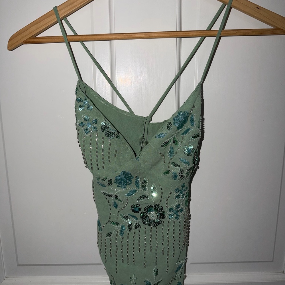 Peppermayo Kamilla Sequin Top - Mint